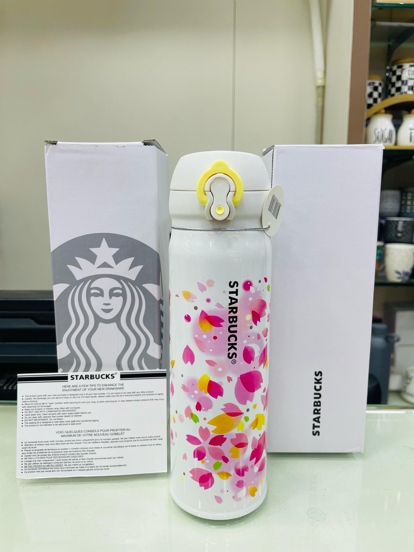Starbucks Insulated Travel Water Bottle Mug Drink 500ml