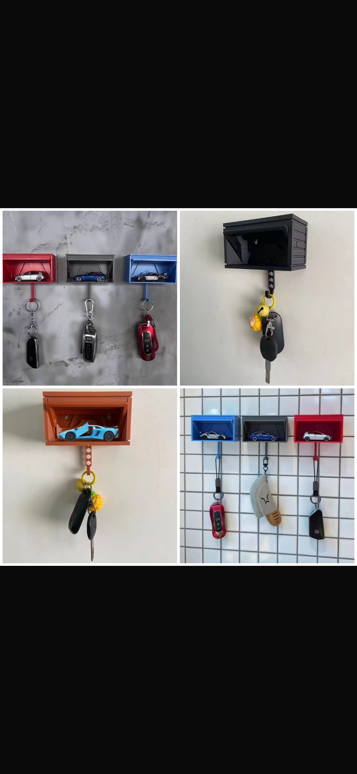 Premium Car Key Holder With Model Car Toy