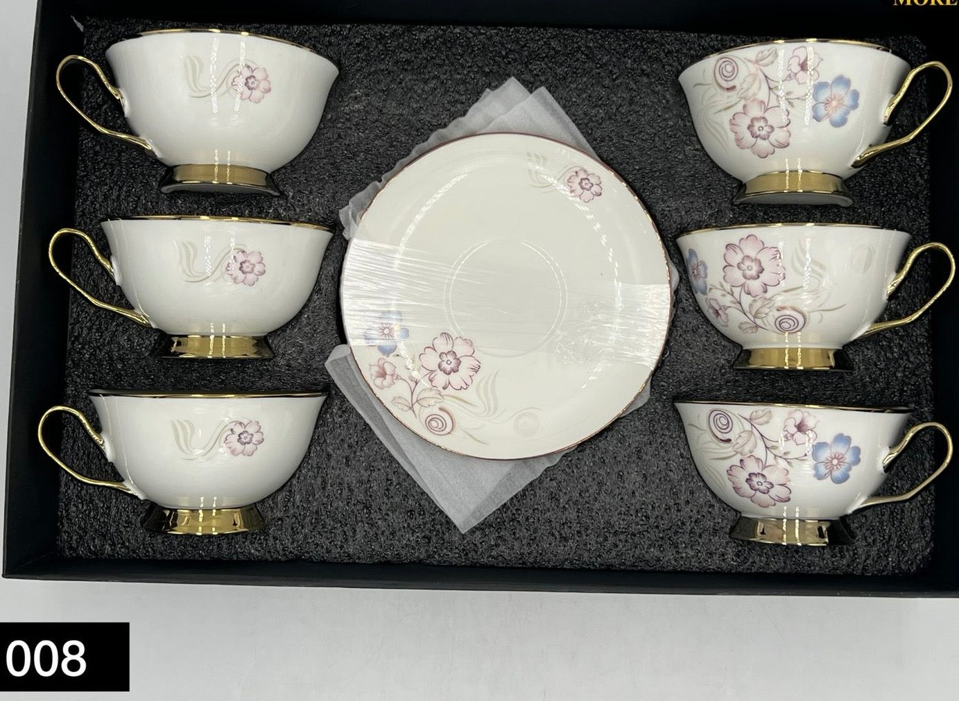12 Pcs Cup & Saucers Set