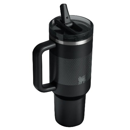 THE QUENCHER PROTOUR FLIP STRAW TUMBLER | 40 OZ Black Fade