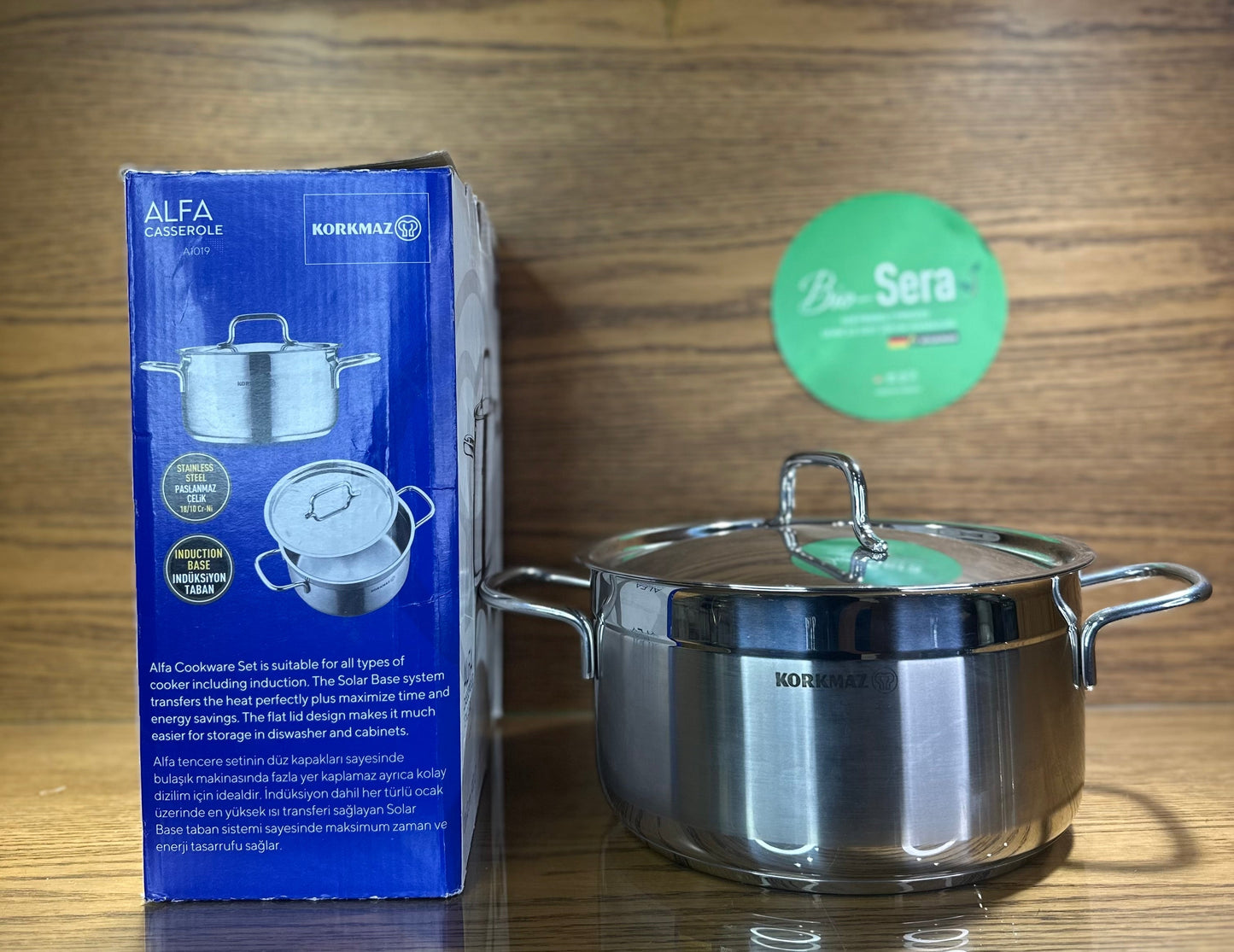 KORKMAZ ALFA Casserole 26 x 13 cm (6.8 Liters)