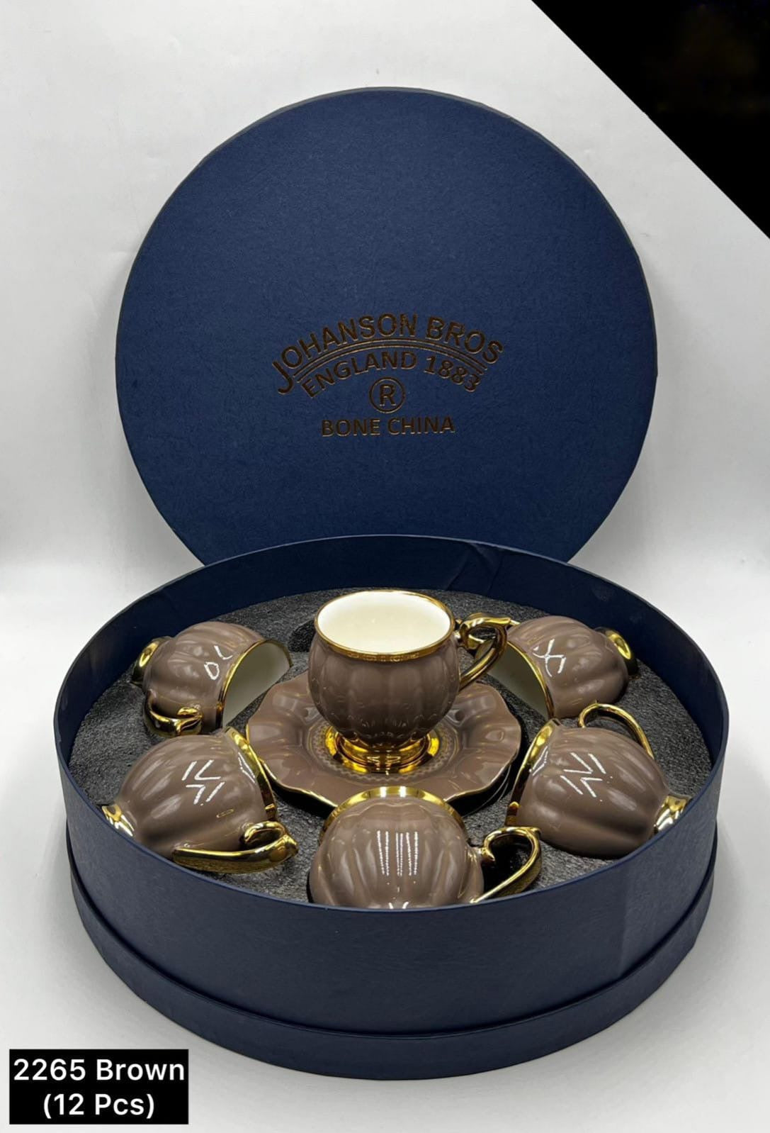 12 Pcs Cup & Saucers Set