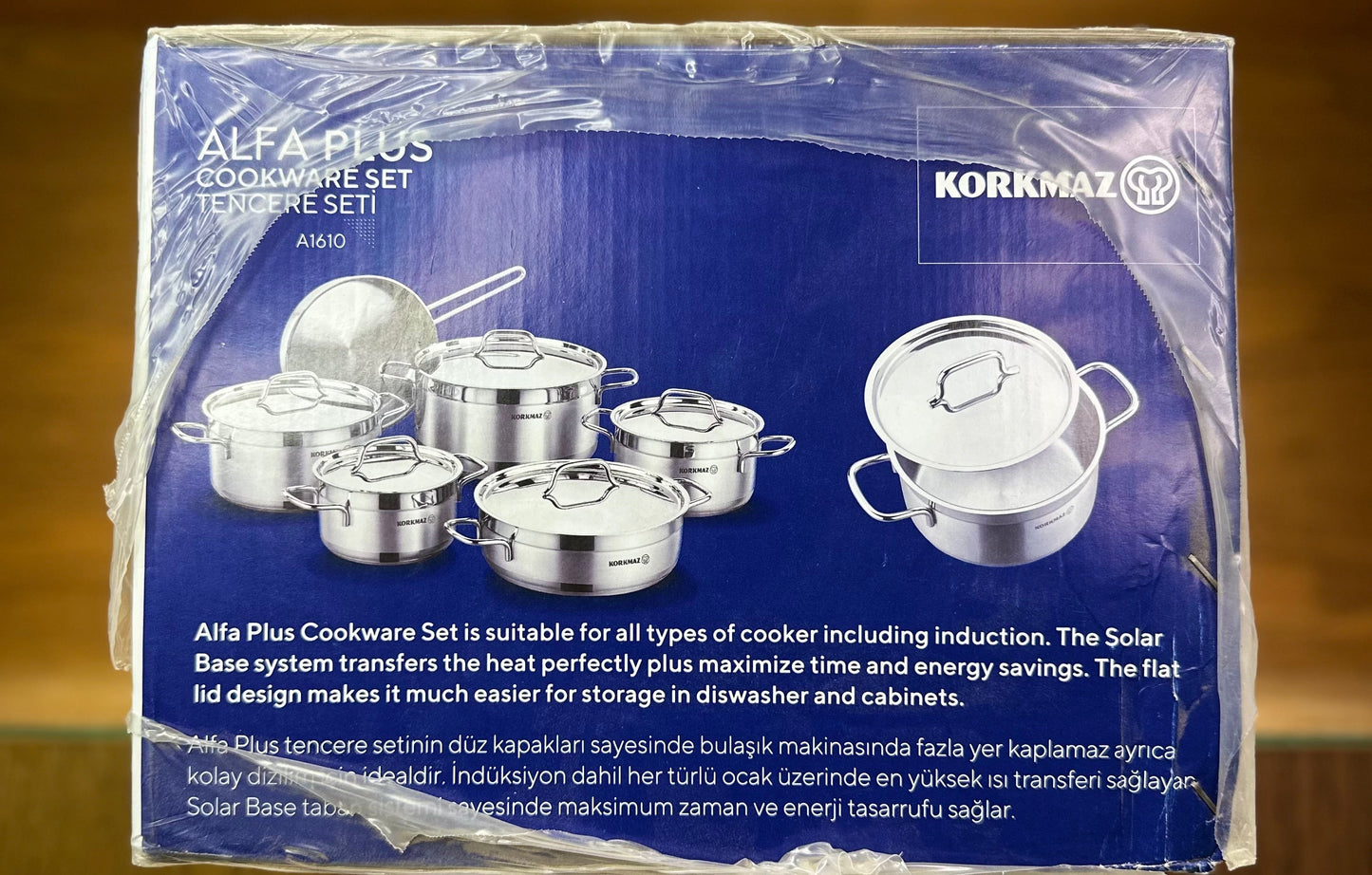 KORKMAZ ALFA PLUS Cookware Set 11 Pcs
