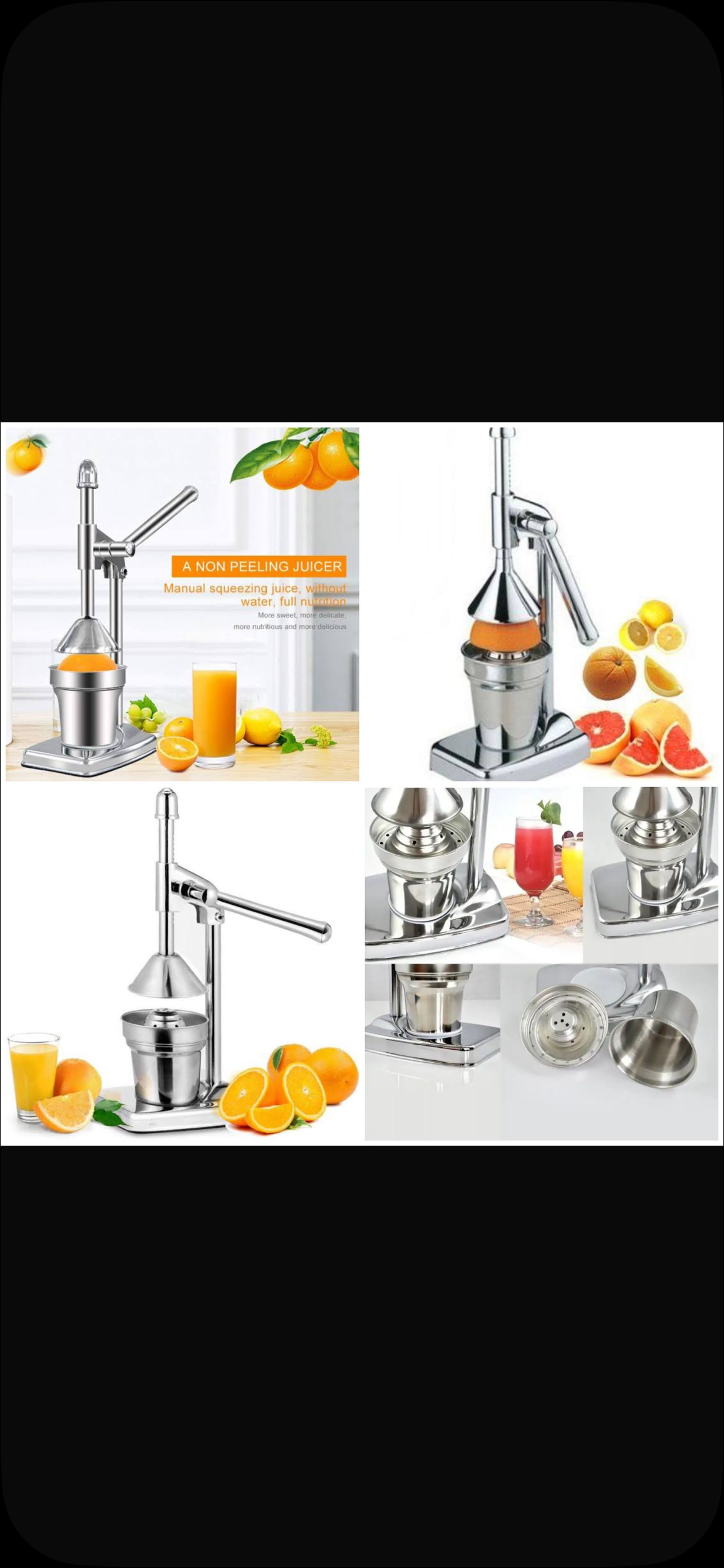 Citrus Juicer Stainless Steel