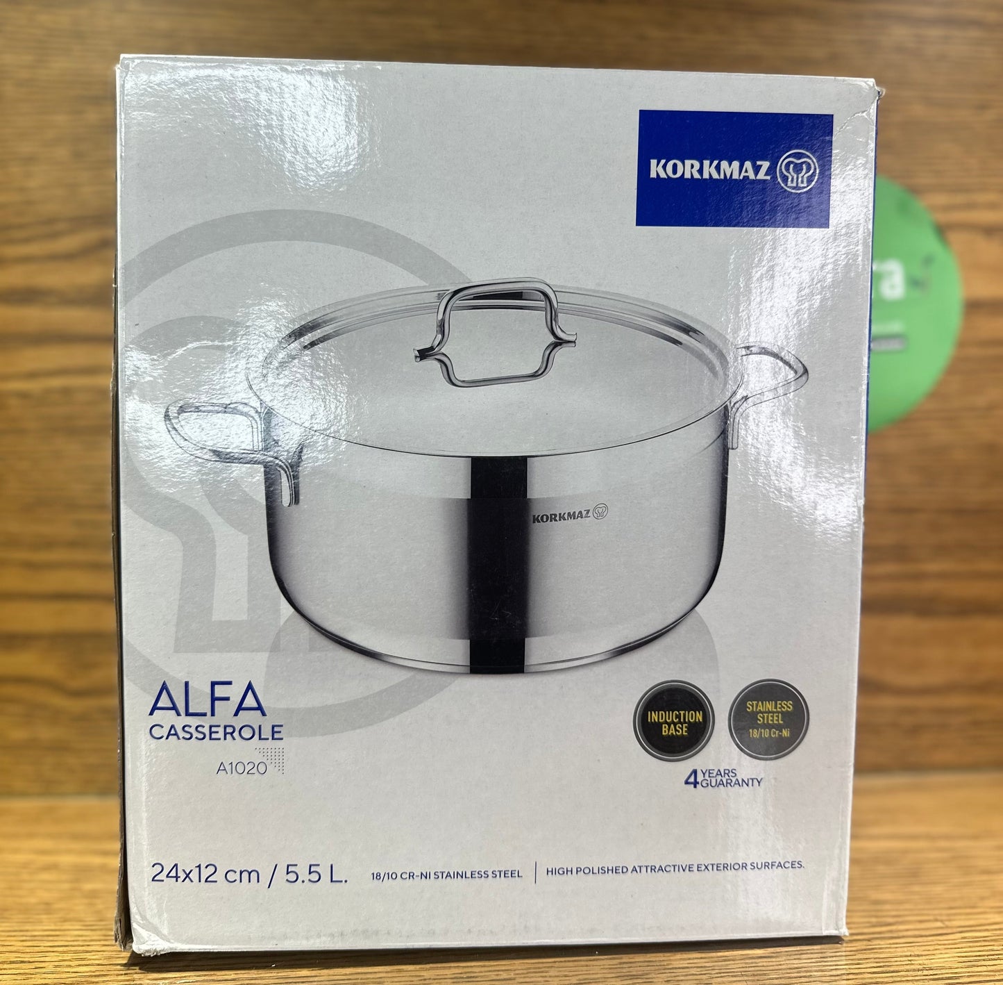 KORKMAZ ALFA Casserole 24 x 12 cm (5.5 Liters)