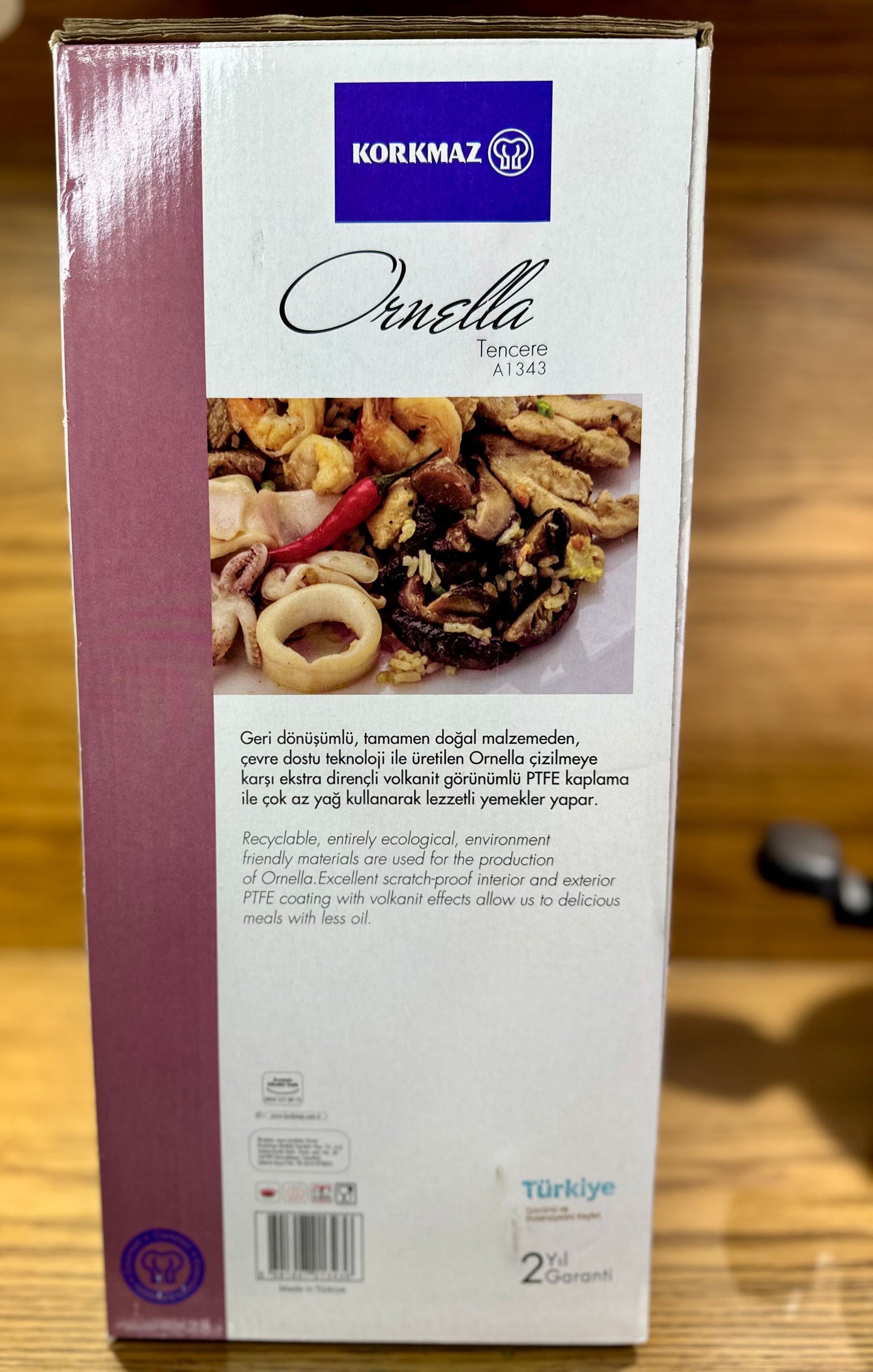 KORKMAZ Casserole 28 x 14.5 cm (8 Liters) “Ornella Aluminum”