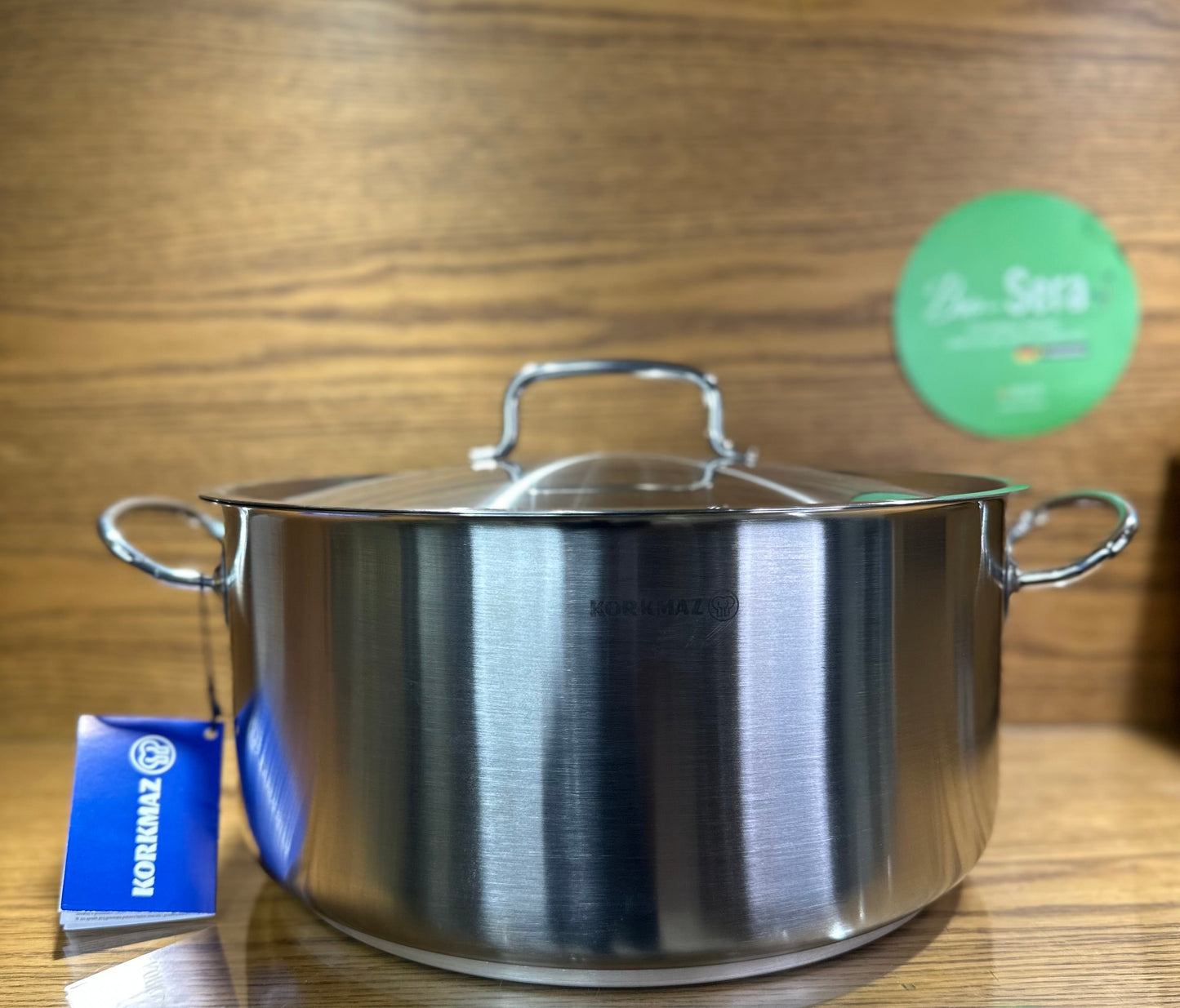 KORKMAZ Low Casserole 32 x 15 cm (Satin) “Proline Gastro”