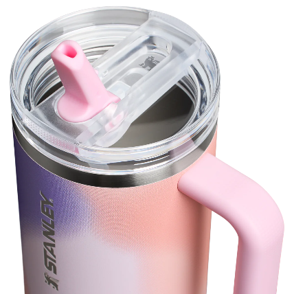 THE NEW FREQUENCY QUENCHER PROTOUR FLIP STRAW TUMBLER | 40 OZ Rose Petal Motion