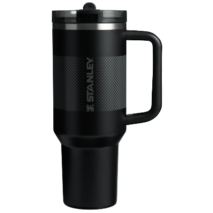 THE QUENCHER PROTOUR FLIP STRAW TUMBLER | 40 OZ Black Fade