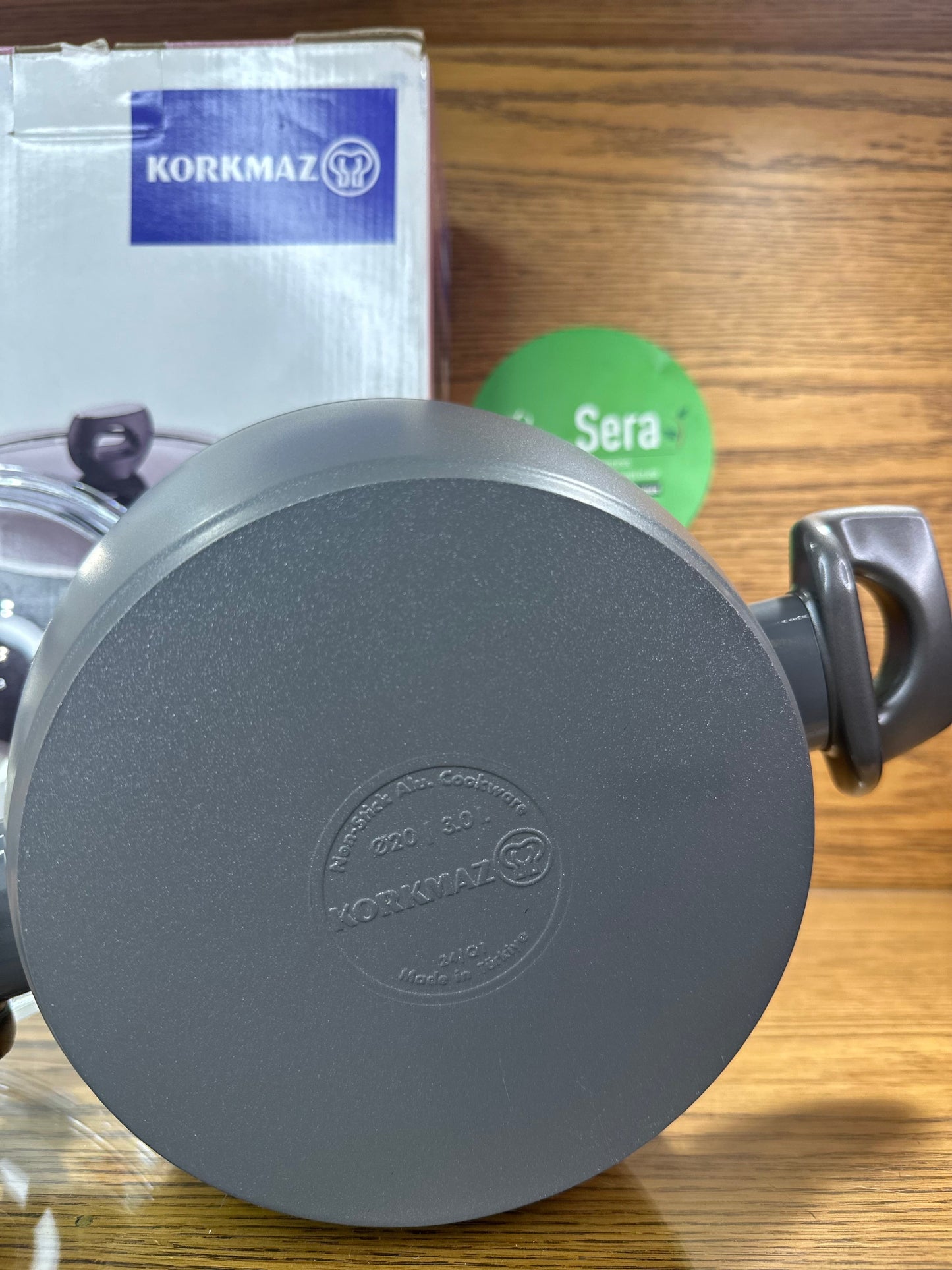 KORKMAZ Casserole 24 x 11.7 cm “Nora Granite”