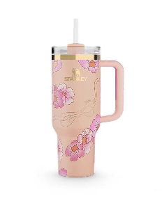 The Stanley x Barbie Quencher | 40 OZ - '80s Peaches 'N Cream with original Box