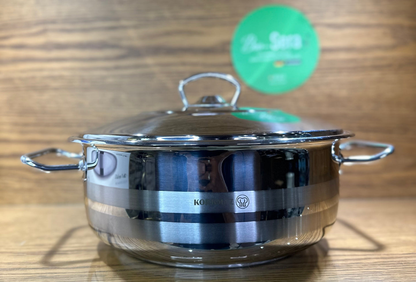 KORKMAZ MEGA Low Casserole 28 x 11 cm / 6.5 Liters