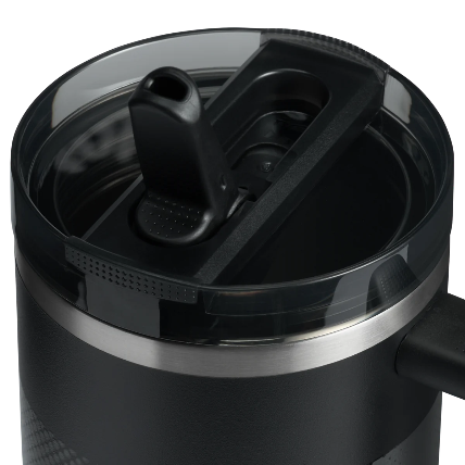 THE QUENCHER PROTOUR FLIP STRAW TUMBLER | 40 OZ Black Fade