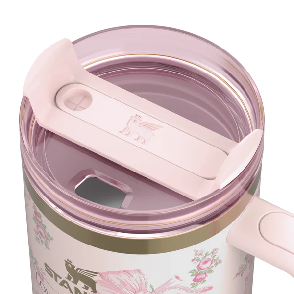 The Stanley X LoveShackFancy Holiday Quencher | 40 OZ - Rosa Beaux Pink