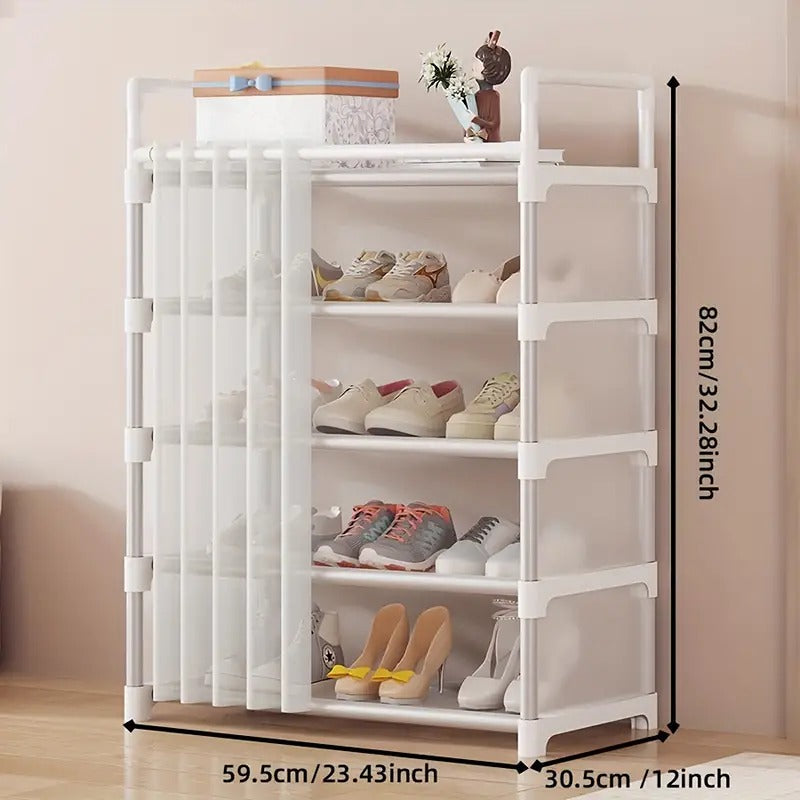 Premium Multi Layer Shoe Rack With Dust Cover