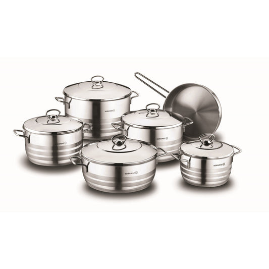KORKMAZ ALFA PLUS Cookware Set 11 Pcs