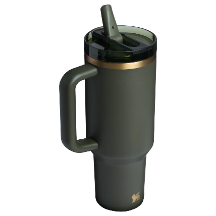 THE QUENCHER PROTOUR FLIP STRAW TUMBLER | 40 OZ Cypress