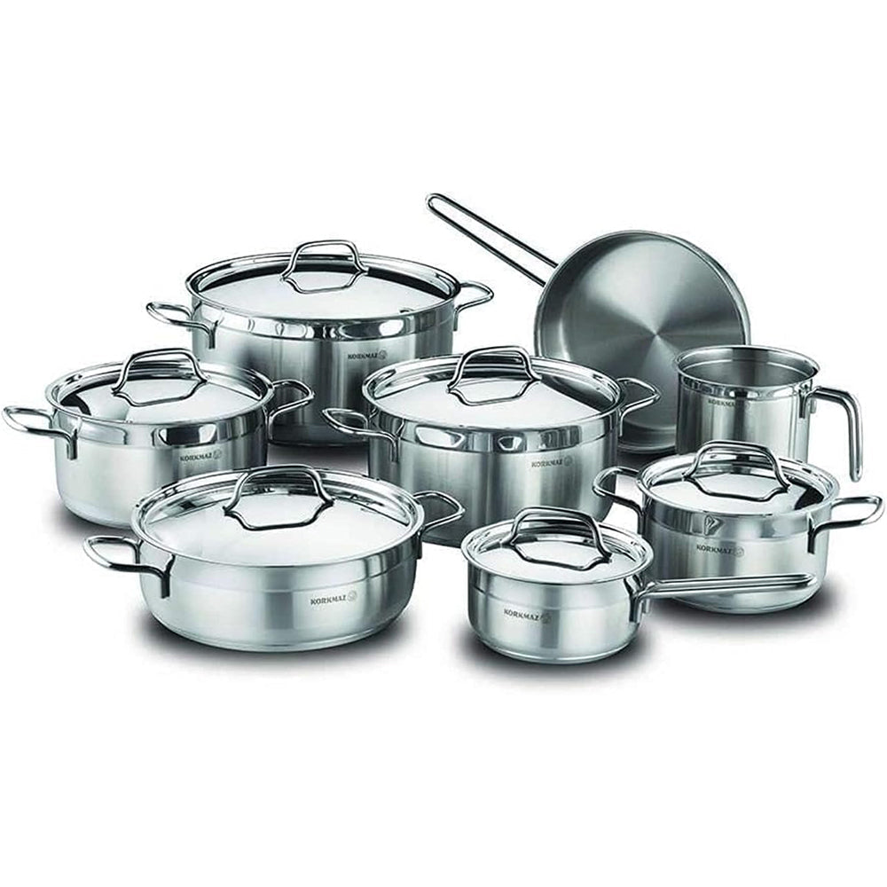 KORKMAZ ALFA GRANDE Cookware Set 14 Pcs