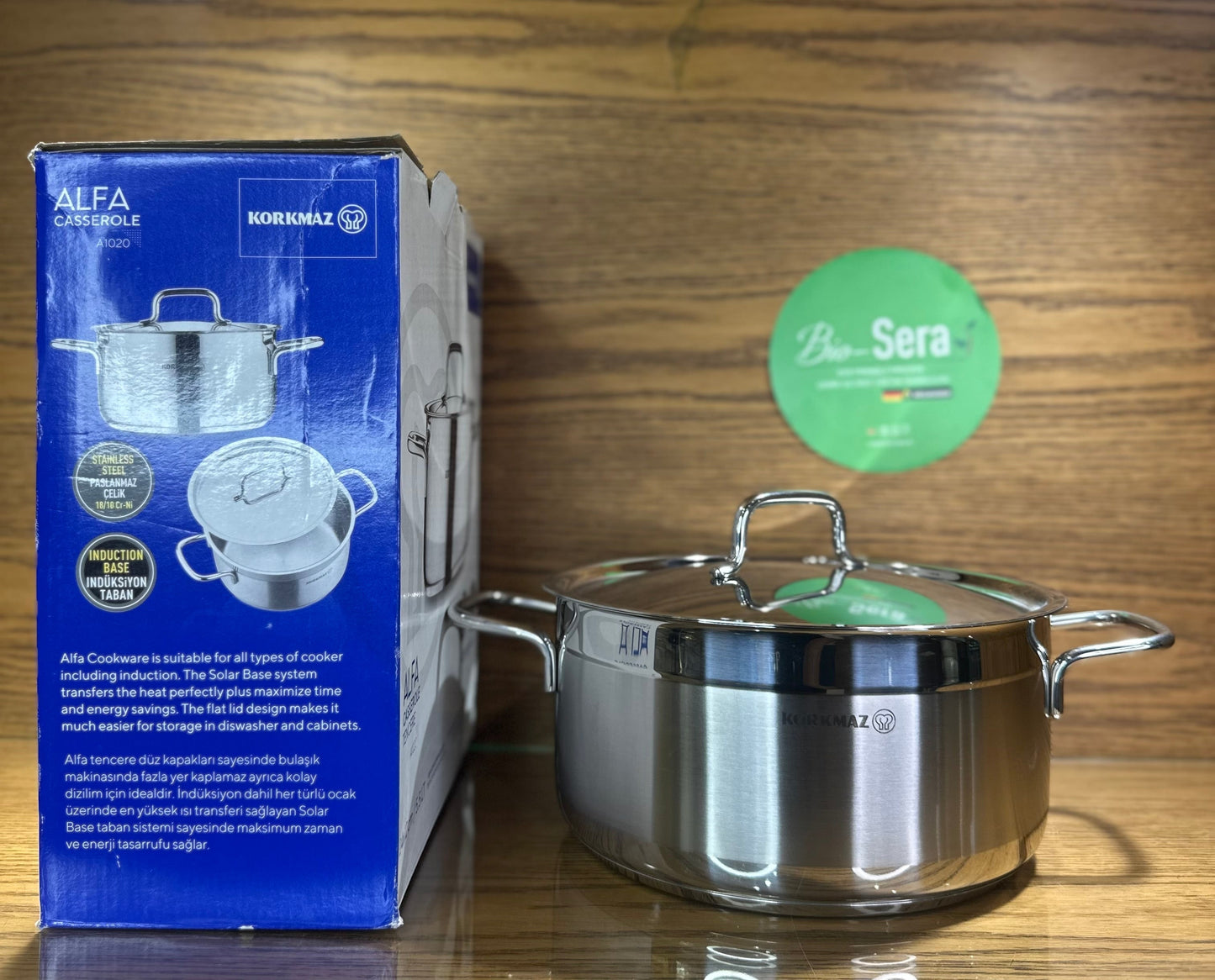 KORKMAZ ALFA Casserole 24 x 12 cm (5.5 Liters)