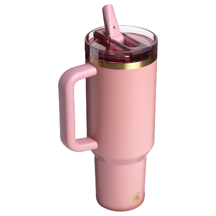The Quencher ProTour Flip Straw Tumbler | 40 OZ - Antique Pink