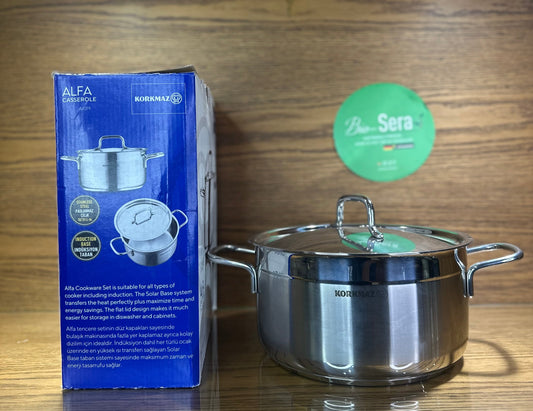 KORKMAZ ALFA Casserole 22 x 12 cm (4 Liters)