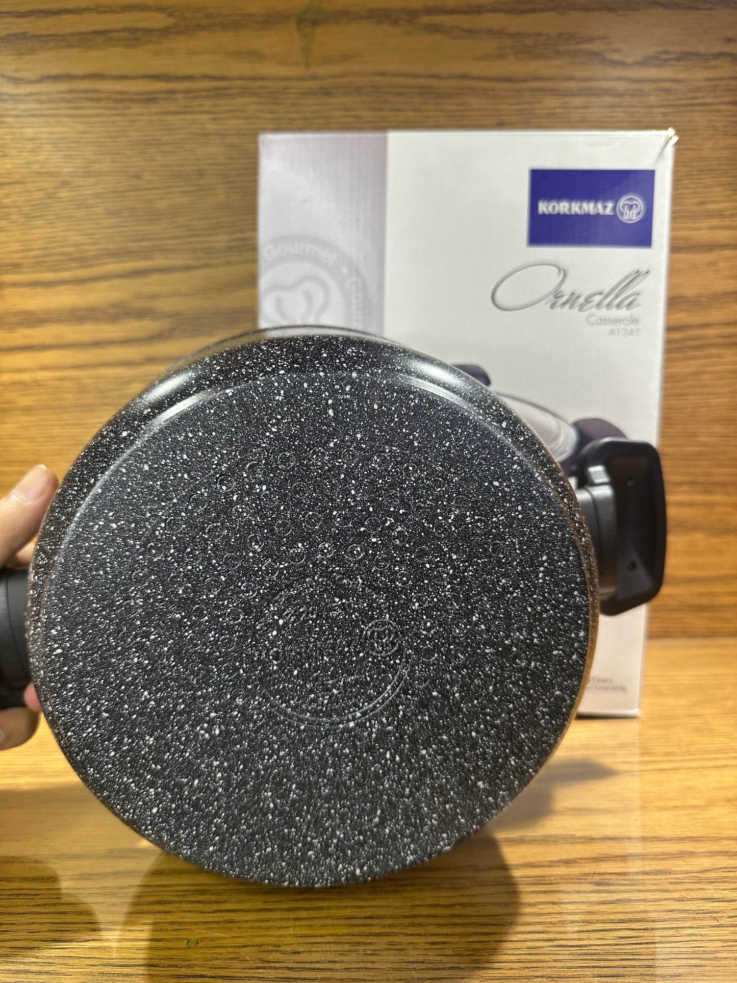 KORKMAZ Casserole 20 x10.5 cm (3 Liters) “Ornella Aluminum”