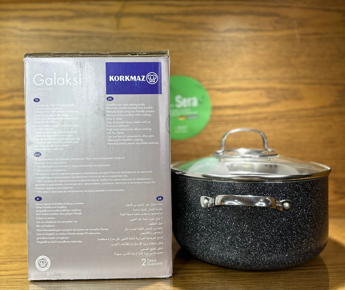 KORKMAZ GALAKSI Casserole 28x14,5