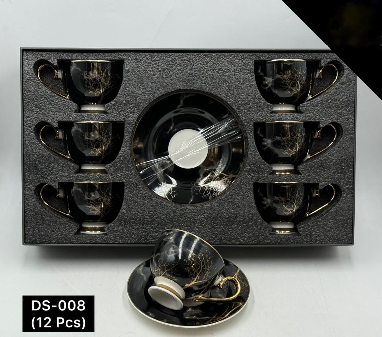 12 Pcs Cup & Saucers Set