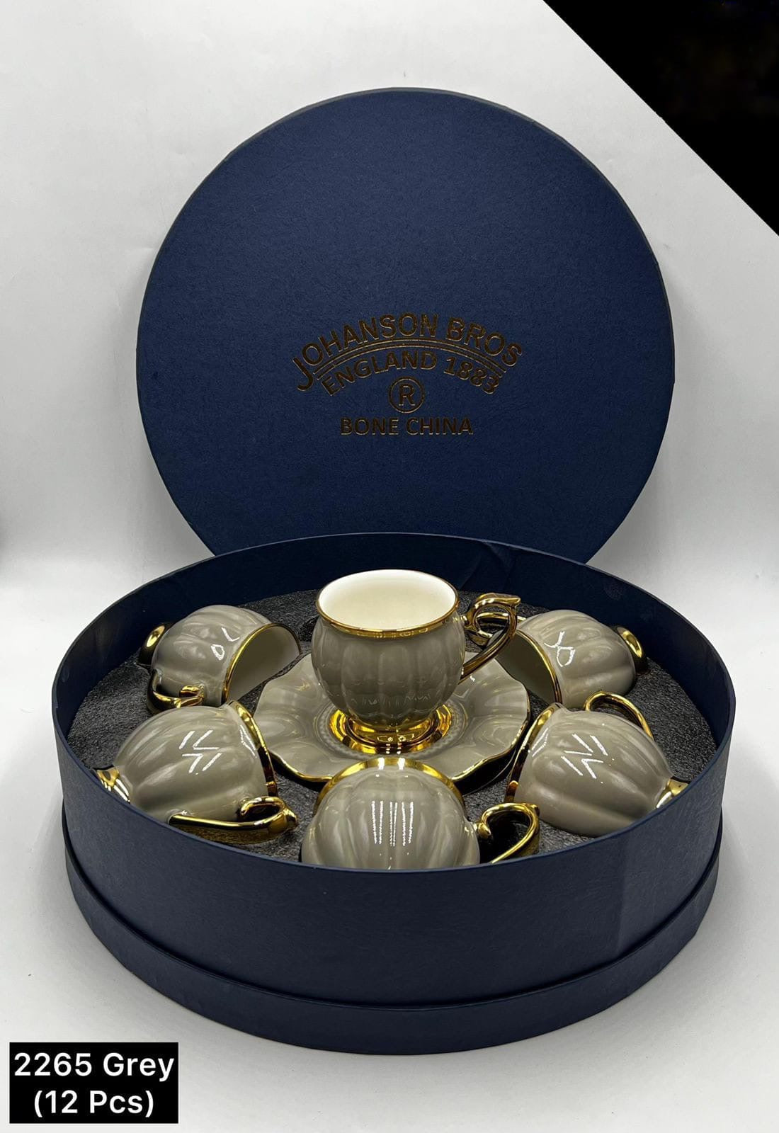 12 Pcs Cup & Saucers Set