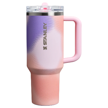 THE NEW FREQUENCY QUENCHER PROTOUR FLIP STRAW TUMBLER | 40 OZ Rose Petal Motion