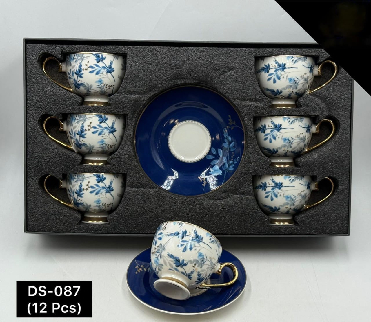 12 Pcs Cup & Saucers Set