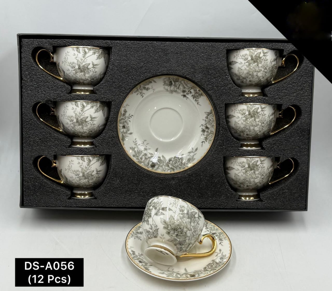 12 Pcs Cup & Saucers Set