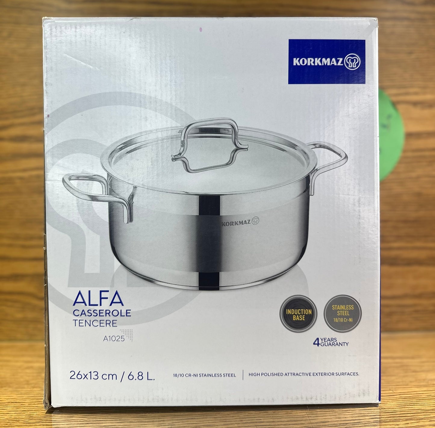 KORKMAZ ALFA Casserole 26 x 13 cm (6.8 Liters)