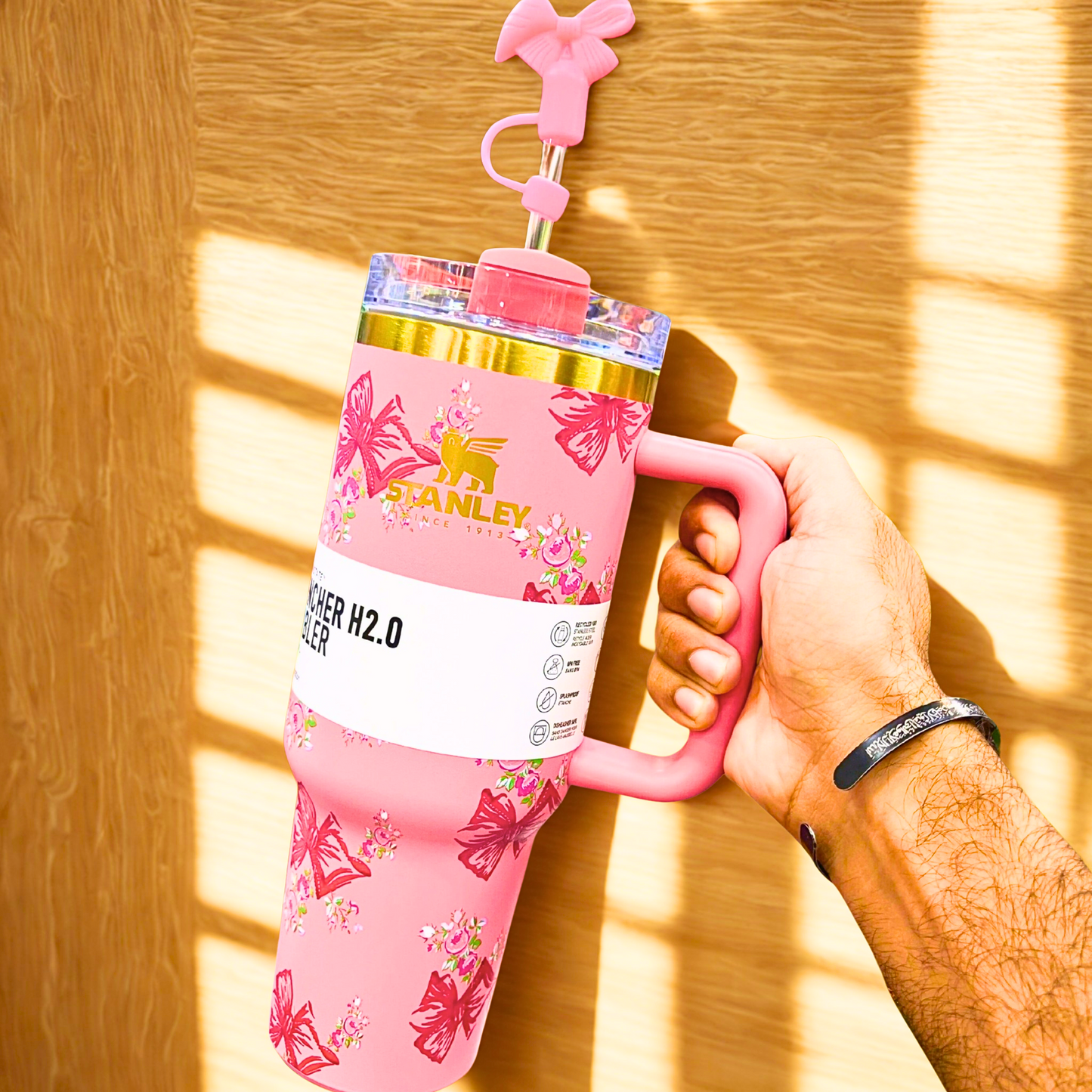 Stanley x LoveShackFancy Quencher – 40oz Pink Floral (Special Edition)