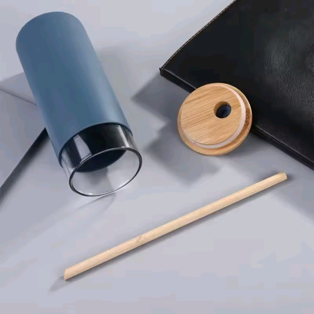 Bamboo Glass Tumbler – Eco Sip Series