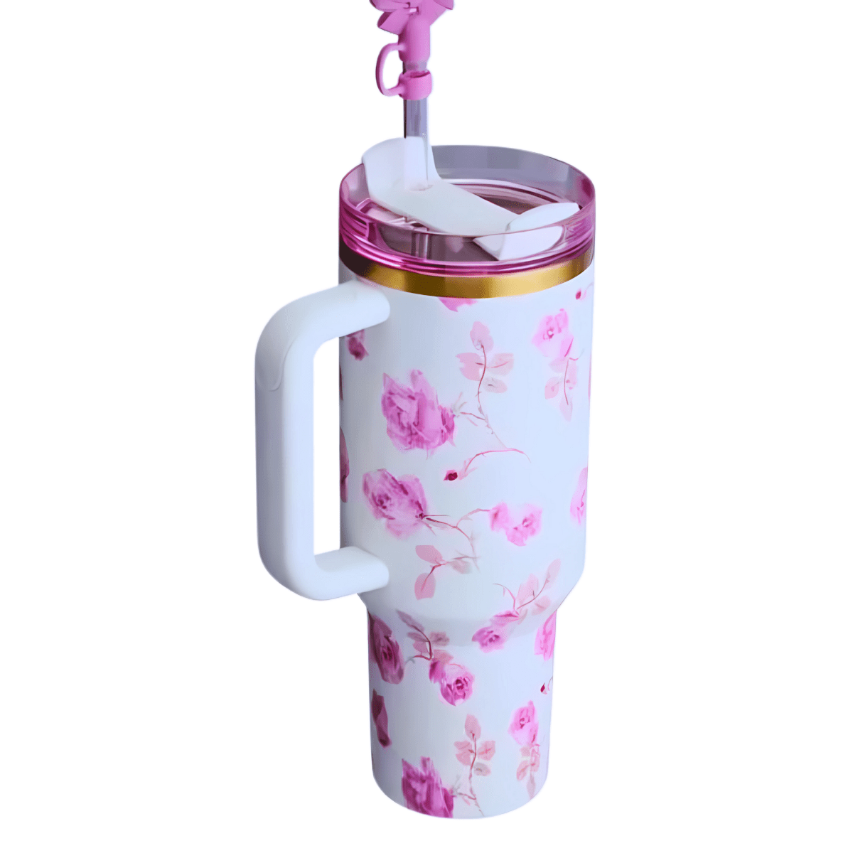 Stanley x LoveShackFancy Quencher | 40 OZ - Ribbon Rosa (Limited Edition)