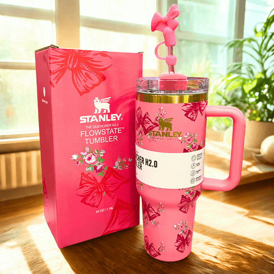 Stanley x LoveShackFancy Quencher – 40oz Pink Floral (Classic Edition)